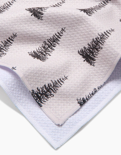 Alpine Forest Linens and placemats Geometry