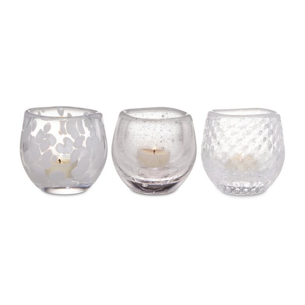 Simon Pearce Burlington Ice Tealight Gift Set
