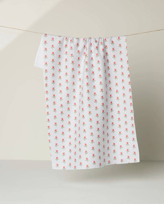 Petite Tulip Tea Towel Geometry