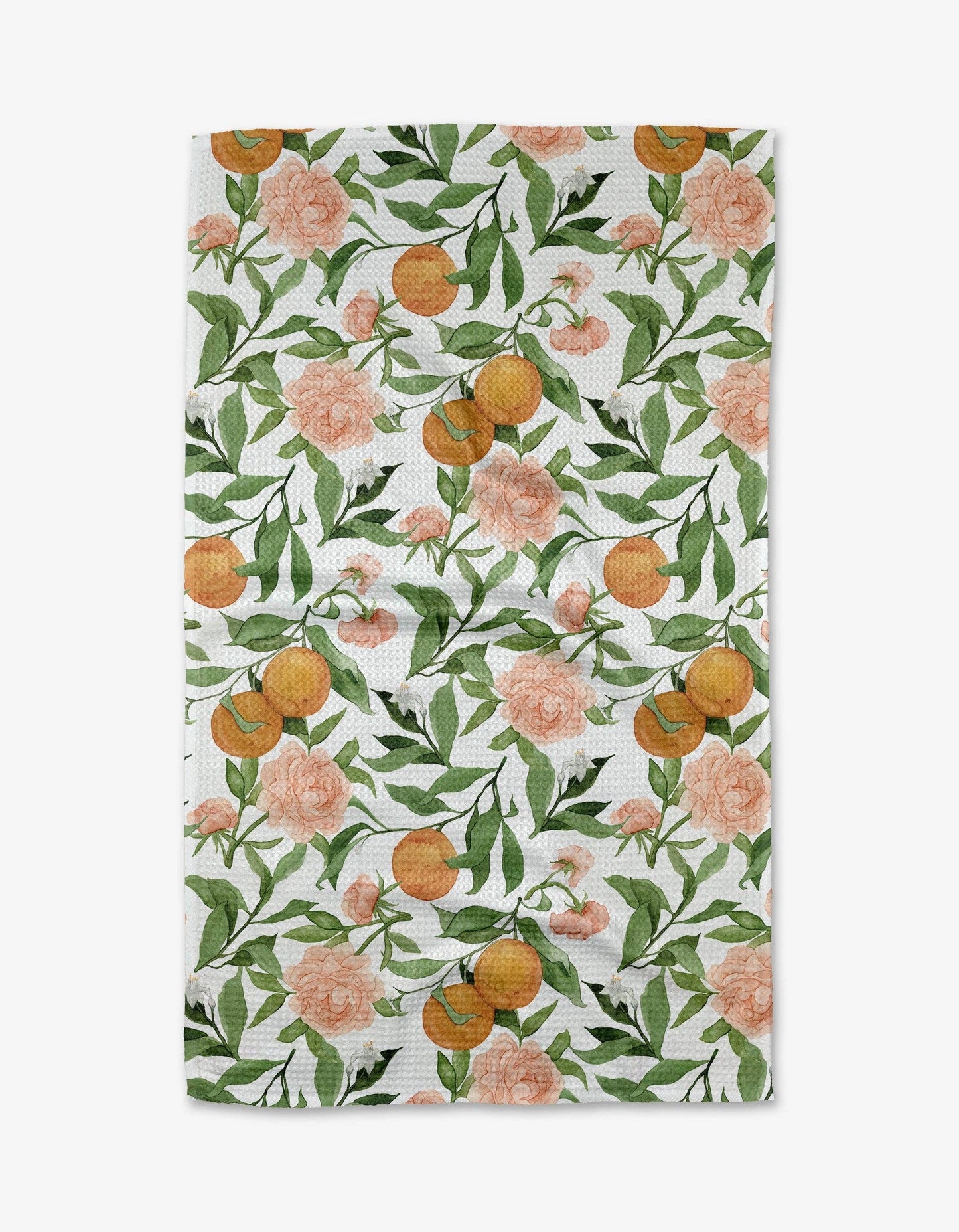 A Peony For Your Thoughts Tea Towel Linens and placemats Geometry