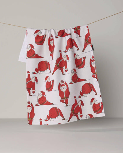 Stretchy Santy Tea Towel - Holiday 2026