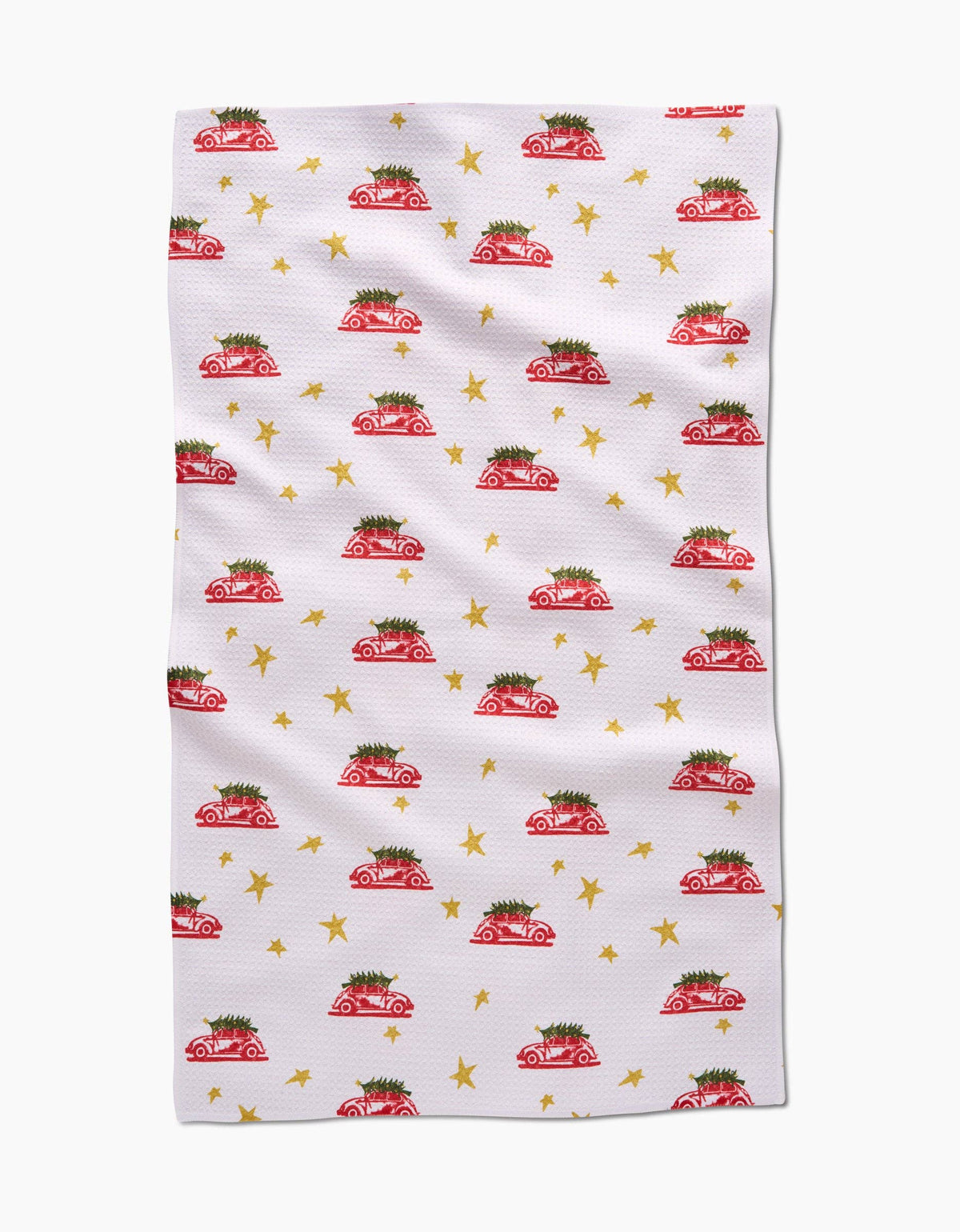 Christmas Bug Tea Towel Linens and placemats Geometry