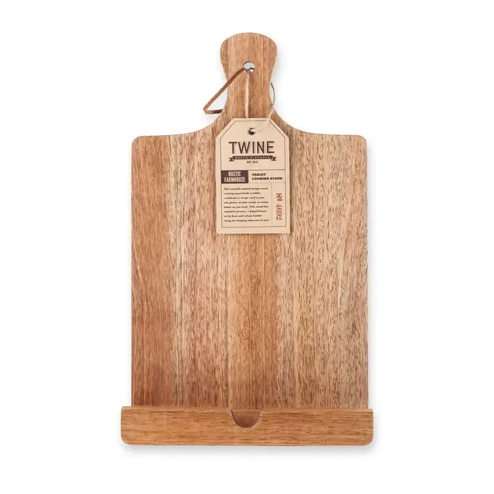 Acacia Wood Tablet/Cookbook Stand Cookbooks Twine