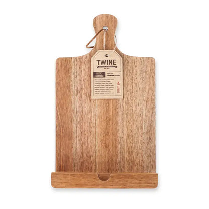 Acacia Wood Tablet/Cookbook Stand Cookbooks Twine