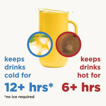 Vacuum-Insulated 2-Liter Pitcher in Bone served