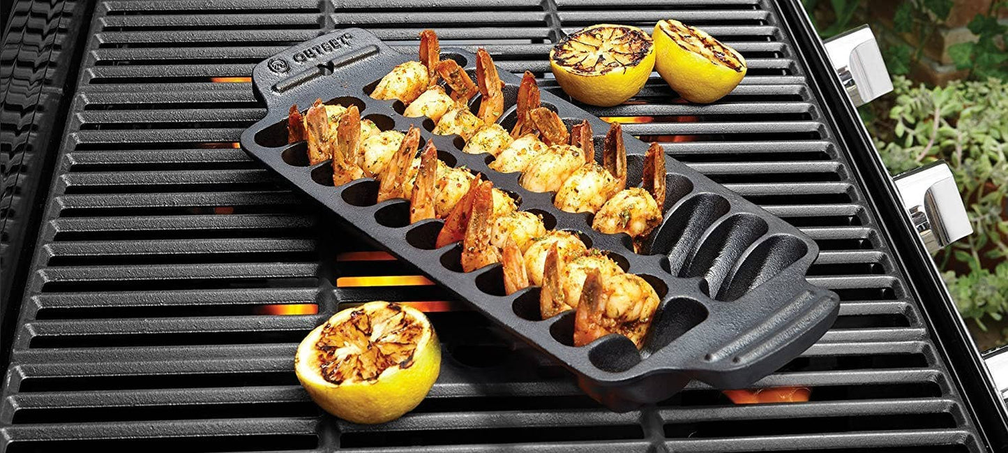 Outset Cast Iron Shrimp Pan, 22 Cavities Fox Run Brands