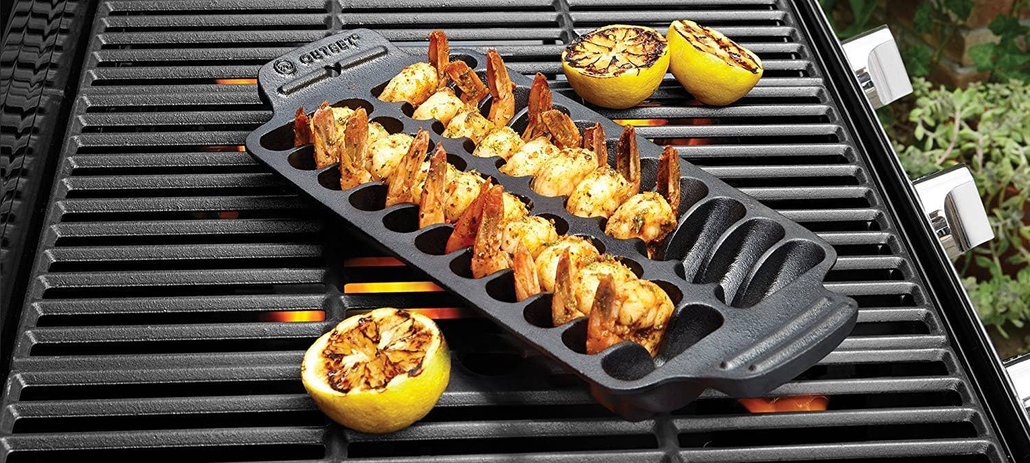 Outset Cast Iron Shrimp Pan, 22 Cavities Fox Run Brands