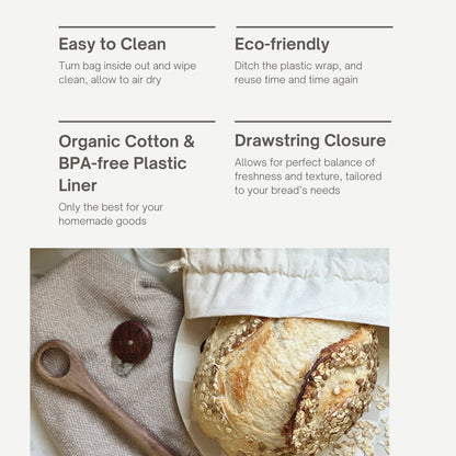 Reusable Bread Bag: Bread Dealer Kitchen Tools Salt & York