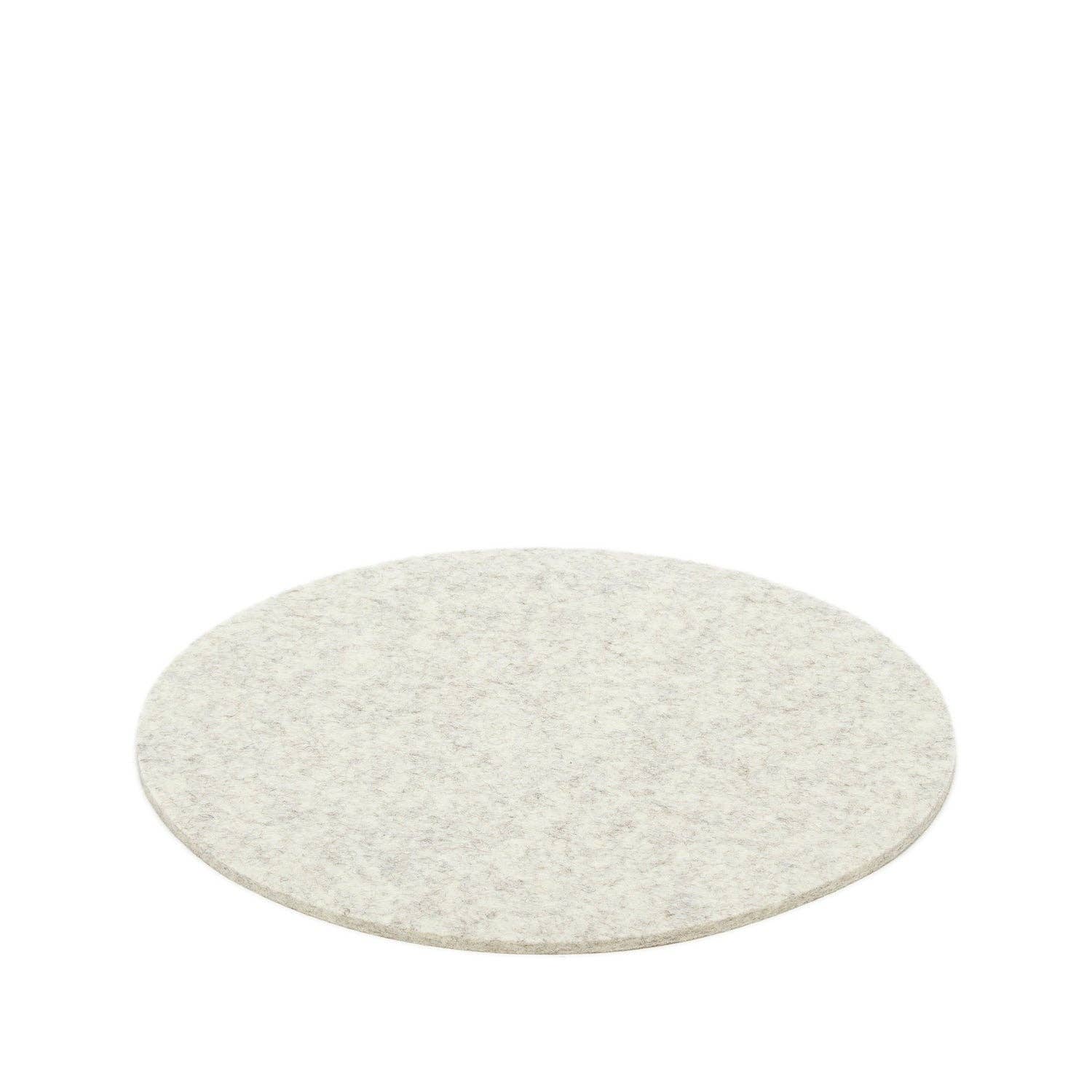 Round Merino Wool Felt Trivet 10" Heather White: Heather White Kitchen Tools Graf Lantz