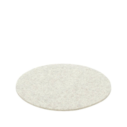 Round Merino Wool Felt Trivet 10" Heather White: Heather White Kitchen Tools Graf Lantz