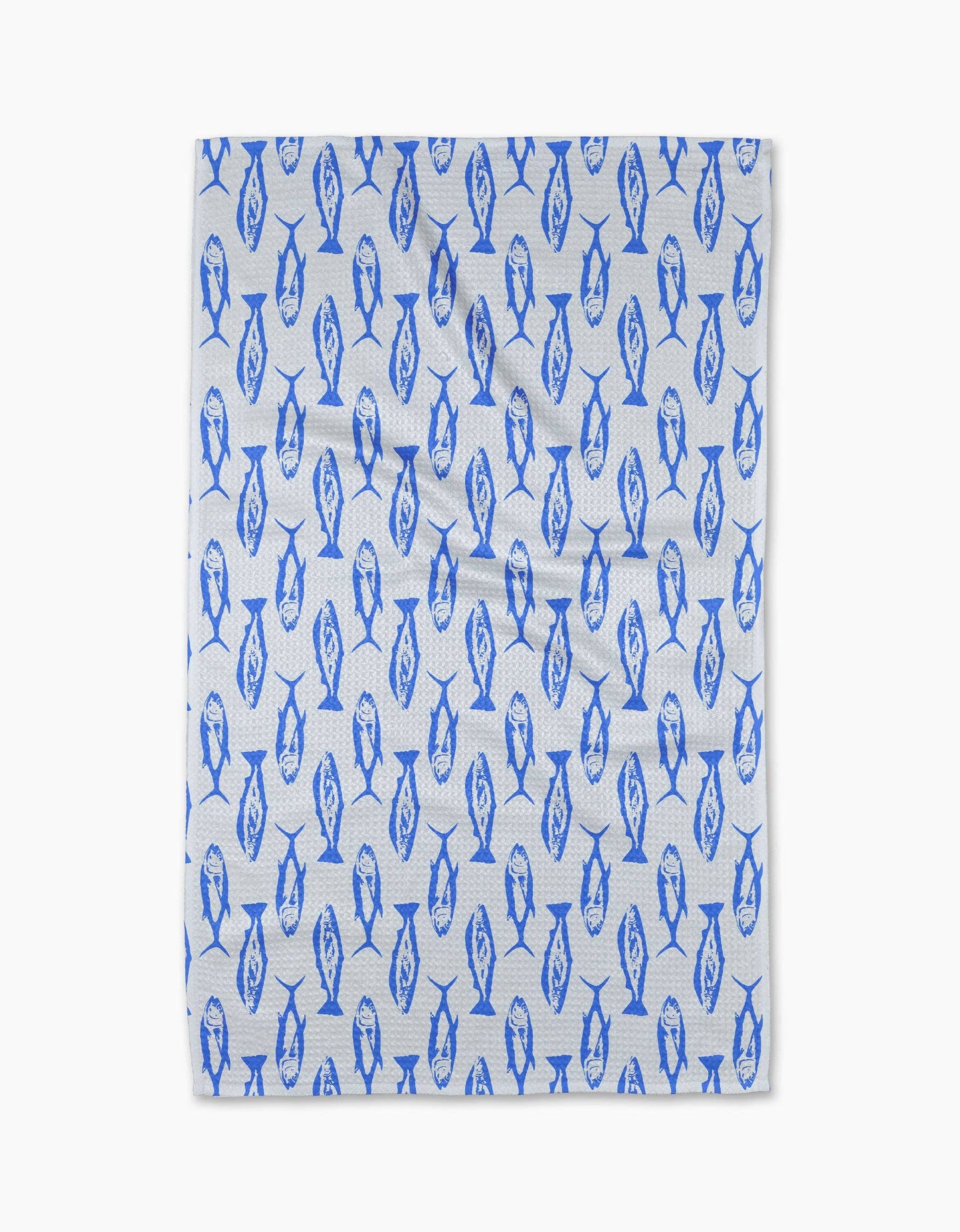 Coastal Catch Tea Towel Linens and placemats Geometry