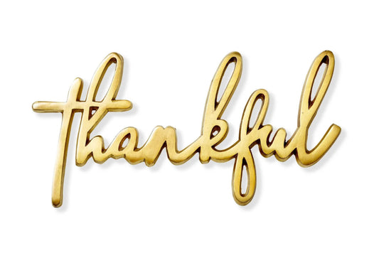 Thankful Trivet - Gold TAG