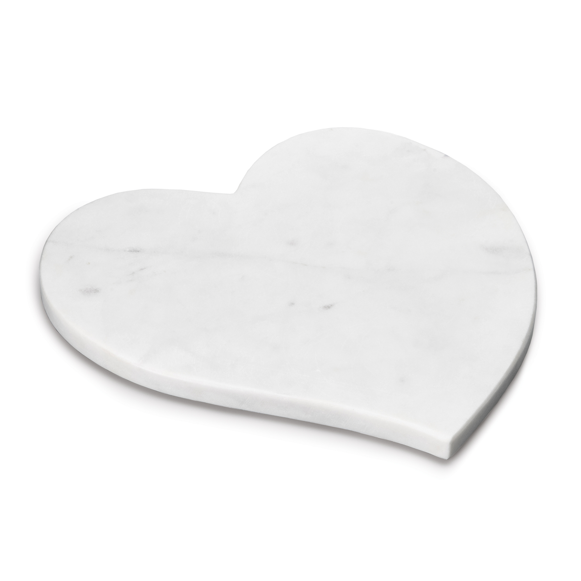 Marble Heart Board - White - Cassandra's Kitchen