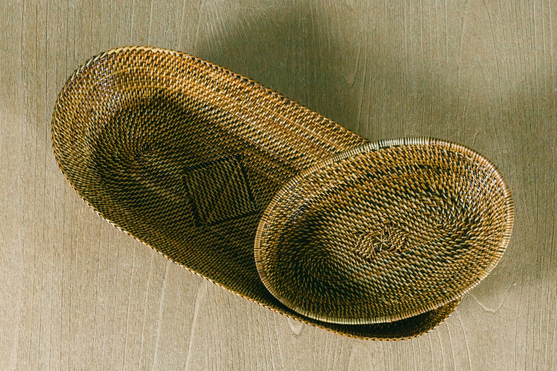 Oval Bread Basket with Braided Edge  Calaisio