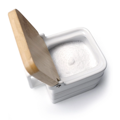 Stoneware Salt Box
