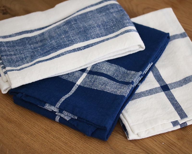 Set of 3 Hand Printed Kitchen Towels, Choose Your Set, Hostess Gifts, Zero  Waste 