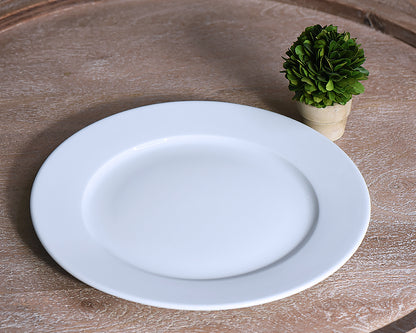 White Pillivuyt dinner plate