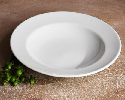White Pillivuyt soup bowl