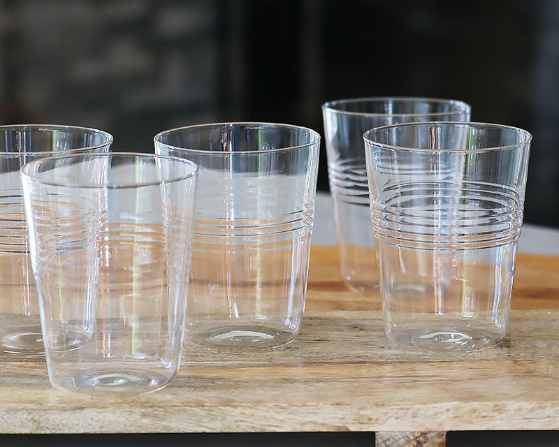 Everyday Drinking Glasses Set of 8 Drinkware Kitchen Glasses for