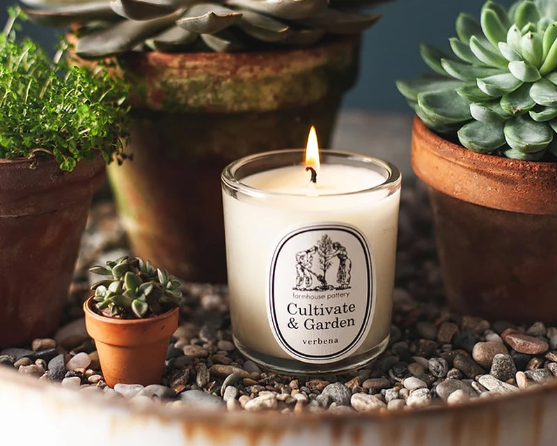 Cultivate & Garden Candles gifts Farmhouse Pottery