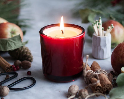 Wassail Candle Holiday Farmhouse Pottery