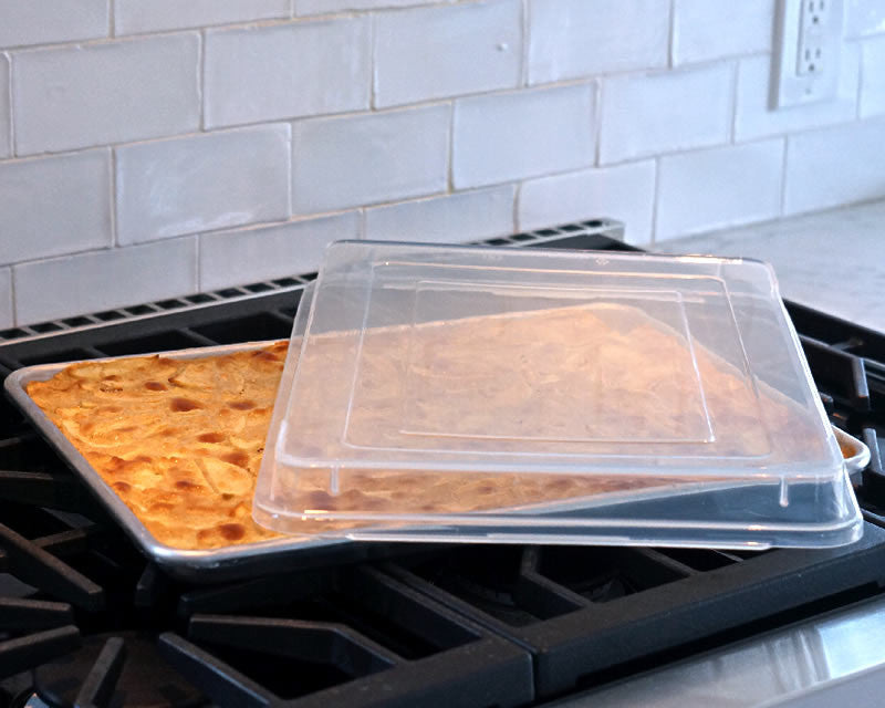 Clear polypropylene provides great food visibility.