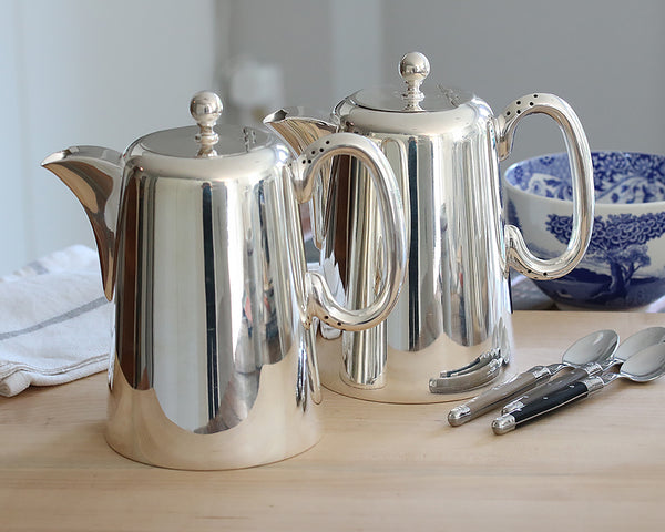 Hôtel Silver Vintage Two Pint Coffee Pot - 2pt – Cassandra's Kitchen