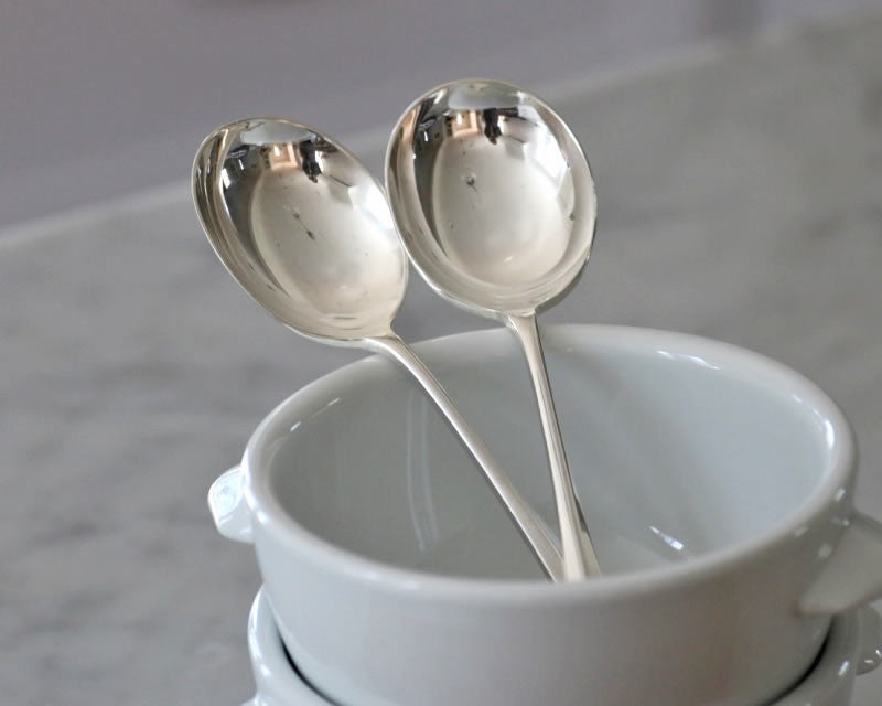 Hôtel Silver Vintage Chowder Spoon – Cassandra's Kitchen