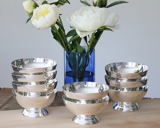 HÔTEL Silver Vintage Ice Cups Tableware Hotel Silver