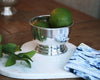 HÔTEL Silver Pedestal Bowl with limes