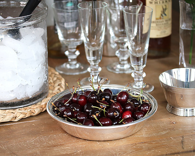 Hôtel Silver Vintage Round Shallow Bowl Hotel Silver Hotel Silver