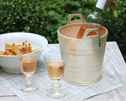Rosé and snacks make a perfect cocktail party. Especially when the Rosé is in our gorgeous Hotel Silver Wine Chiller. 