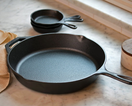 12-Inch Cast Iron Skillet on a counter top