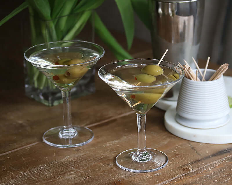 Ascutney Martini Glasses - Set of 2 - Cassandra's Kitchen