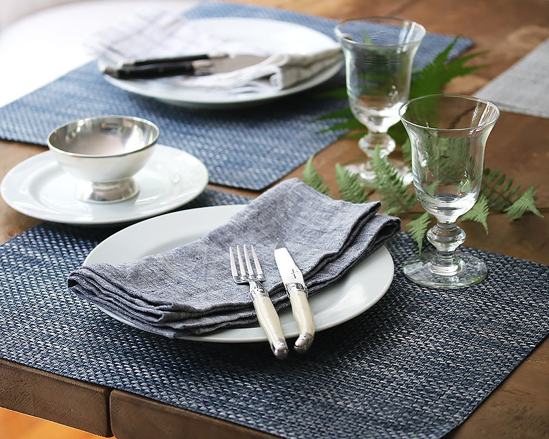KAF Home Feast Cotton Dinner Napkins, Set of 12 Grey, Gray